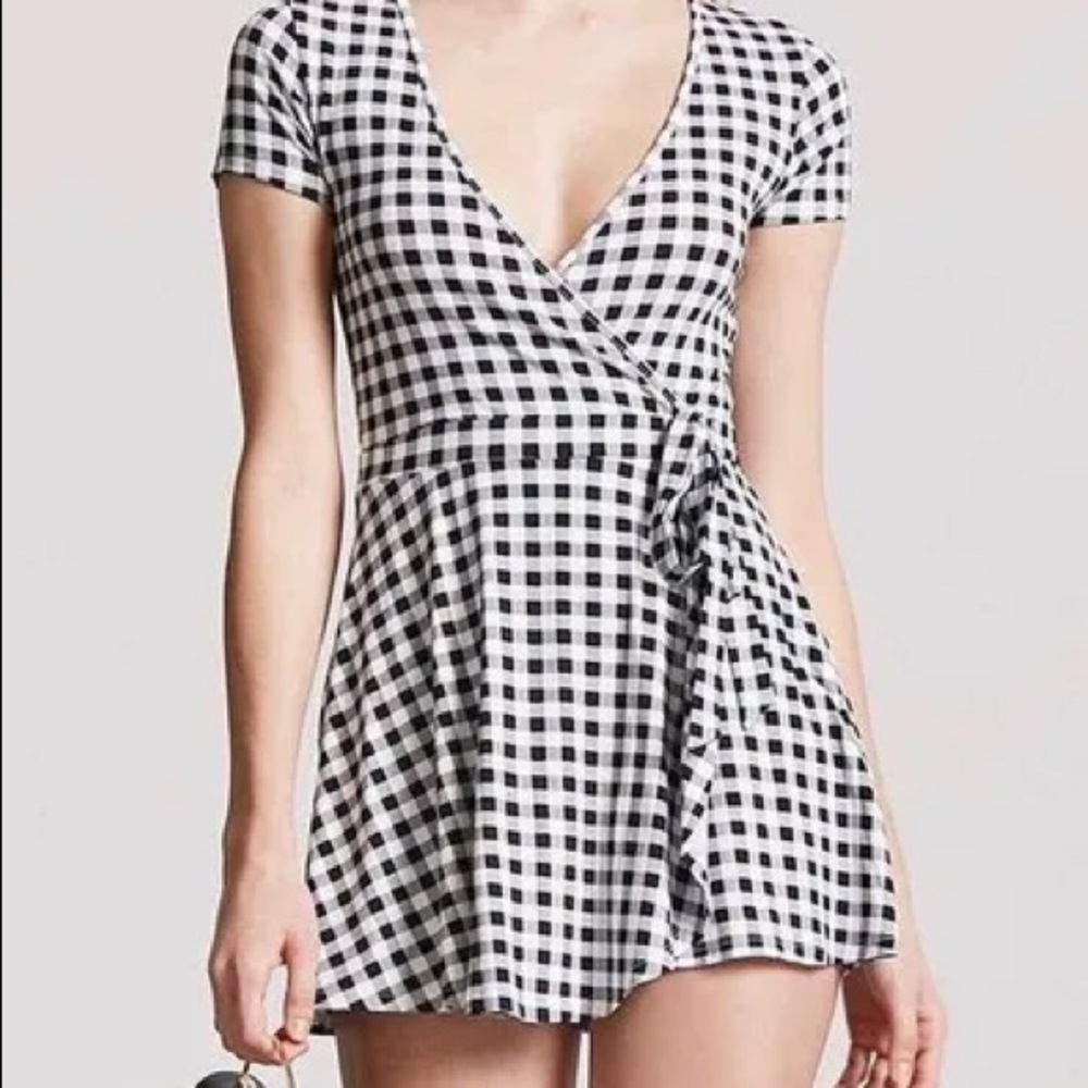 Forever 21 Gingham Romper